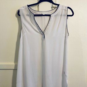 White Tank Top Blouse